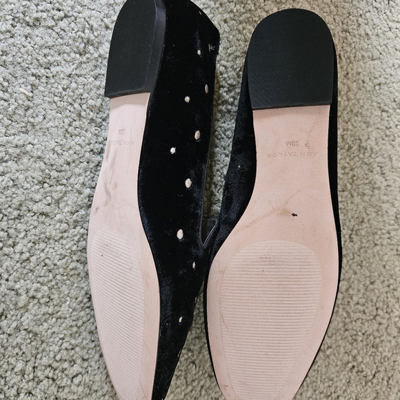 Ann Taylor Blanche Polka Dot Loafers Flats Women sz 10M - Picture 3 of 8